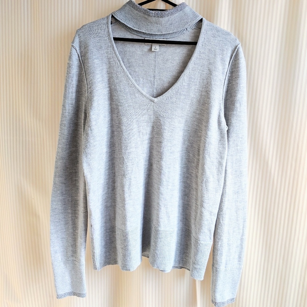 Calvin Klein Jeans Cut Out Triangle Sweater - Picture 1 of 6